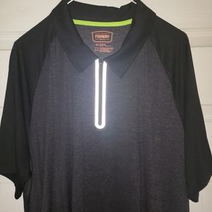 Foundry Supply Co.  Zip Front Polo Shirt